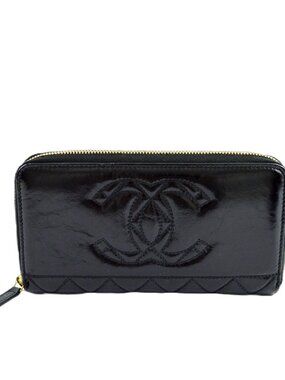 Chanel Timeless CC Zip Around Wallet #202-70